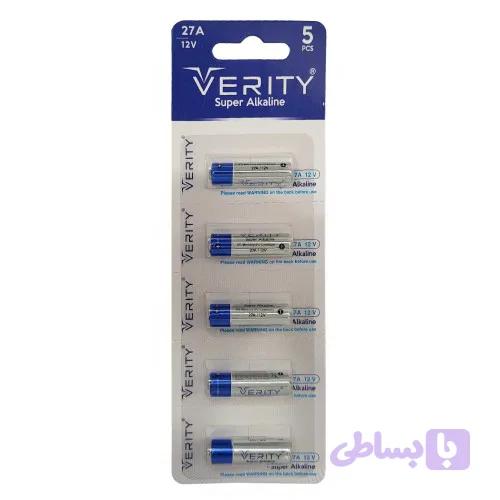 باتری ریموتی VERITY 27a تک عددی