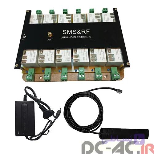کنترل ترکیبی پیامکی و ریموتی 12 رله 30 آمپر