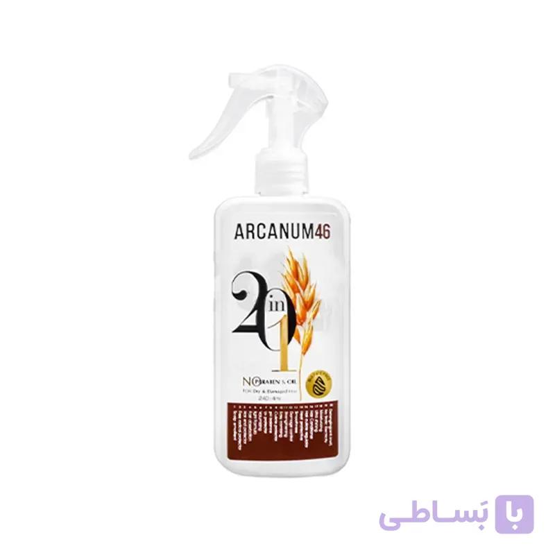کرم حالت دهنده و گره بازکن مو بدون آبکشی آرکانوم