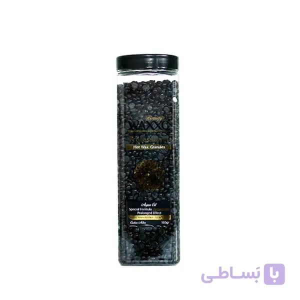 وکس عدسی صدفی حاوی روغن آرگان 500 گرمی برند وکسی WAXXC (رنگ زرد )