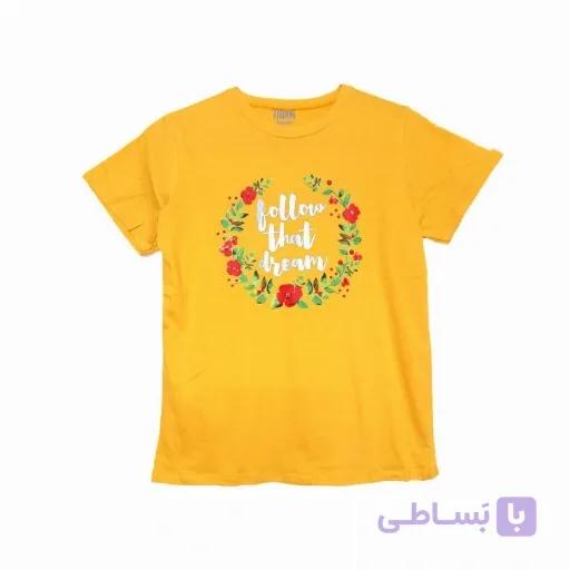 تی شرت زنانه طرح Follow that dream