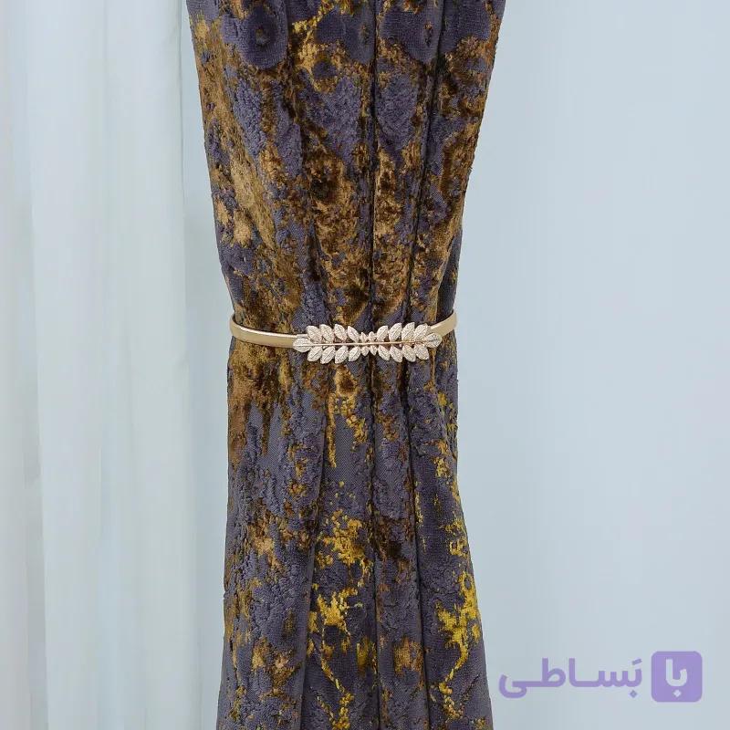 هولدر پرده گل گندم طلایی