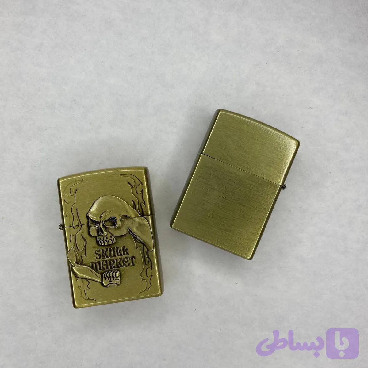 فندک بنزینی مدل اسکلت10