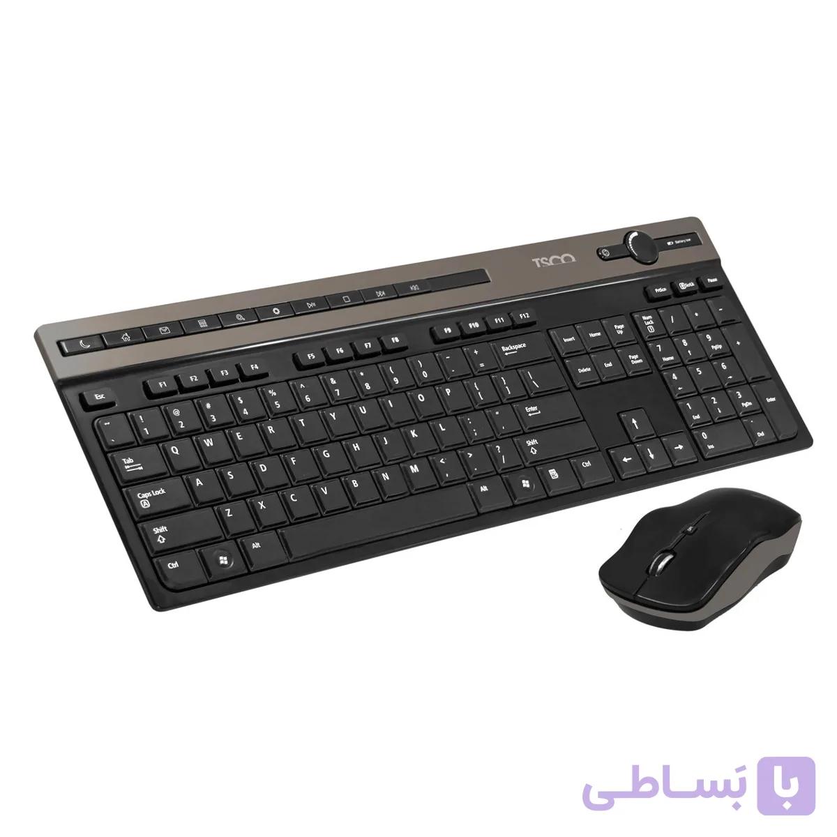 کیبورد و ماوس تسکوTKM7106W با حروف فارسی - فروشگاه اینترنتی شوپیکت