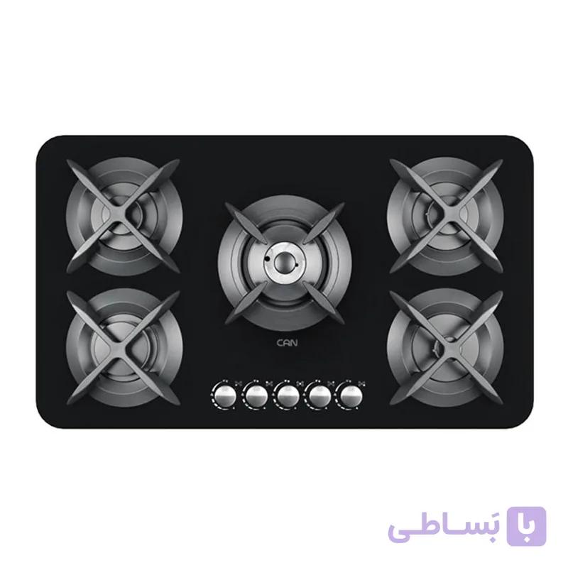 اجاق گاز صفحه ای کن مدل اپل مشکی