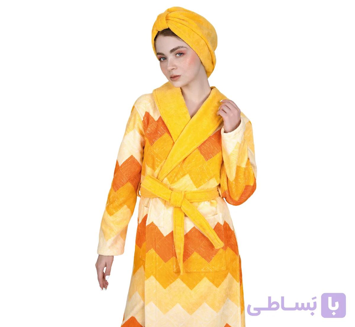 حوله پالتویی سورن سرخابی سایز S تا XL