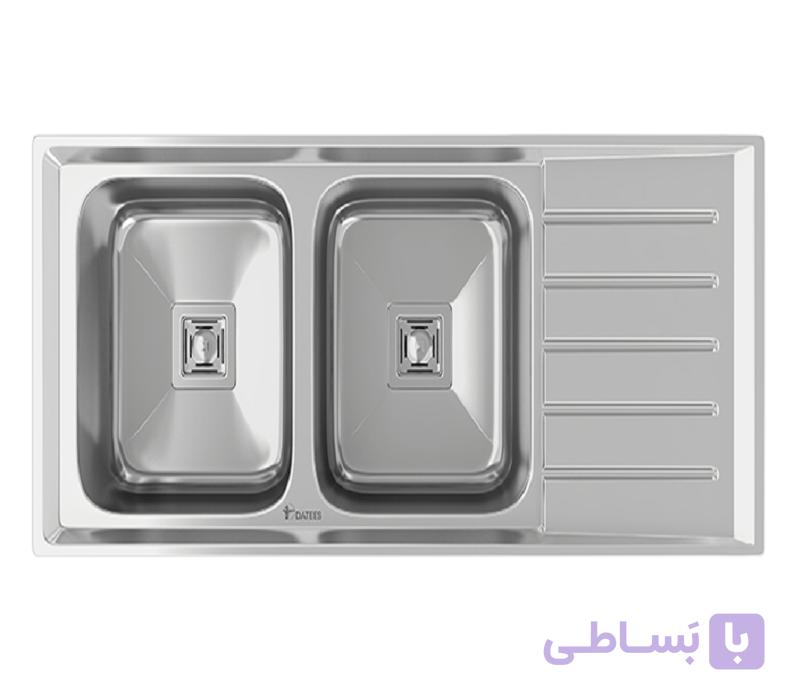 سینک ظرفشویی استیل توکار داتیس کد DB191