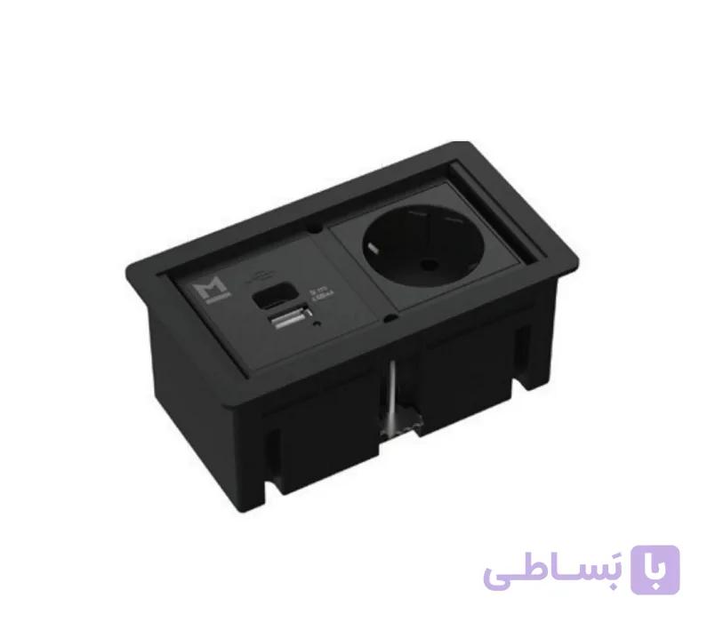 پریز توکار مدل PARMA برند ملونی کد 10170