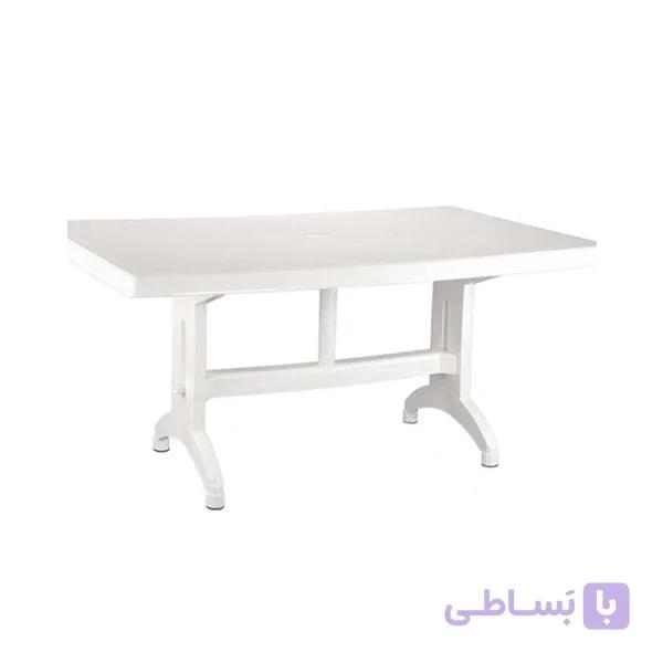 میز 6 نفره مستطیل بزرگ پلاستیکی ناصر پلاستیک کد 824