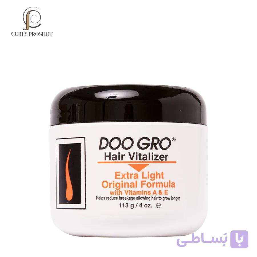 کرم روغن مغذی و ویتامینه مو Doo Gro حجم 113گرم Doo Gro Extra Light Hair Vitalizer