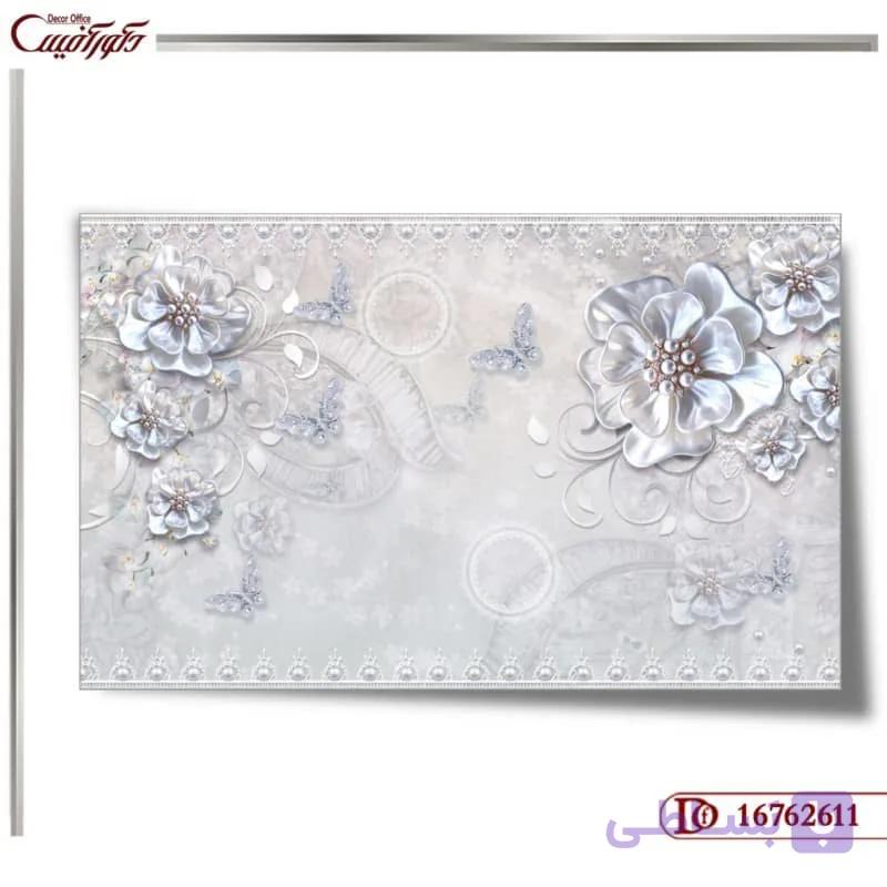 کاغذ دیواری سه بعدی گل 2611