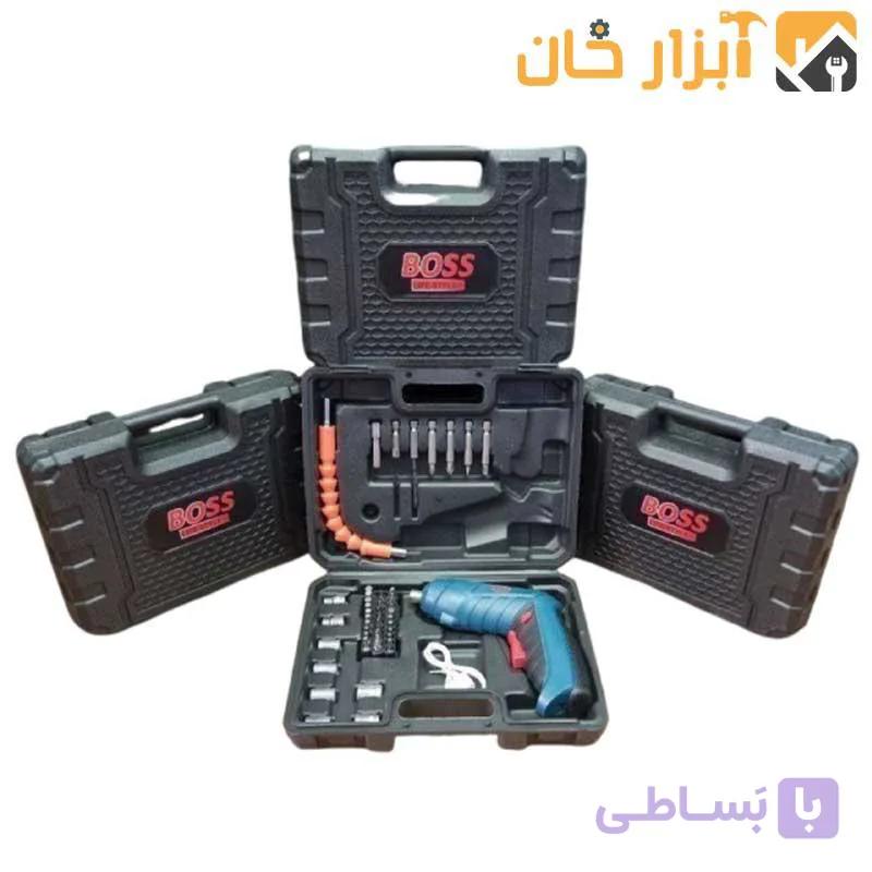 پیچ گوشتی شارژی تاشو باس