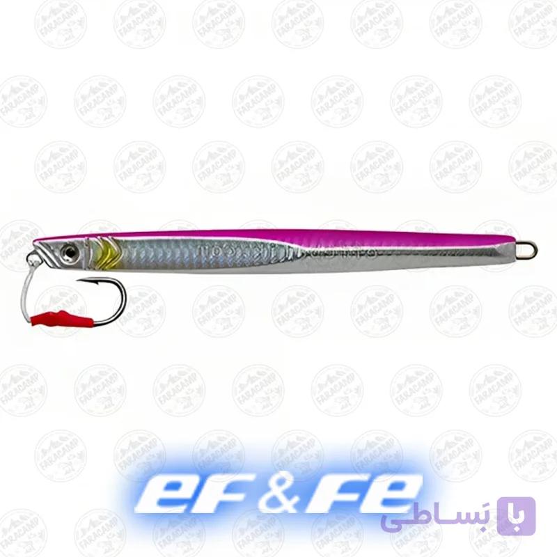 طعمه قاشقک جیگینگ ۲۰ سانتی متر ۲۵۰ گرم EF&FE Jig 1032-SARI شبتاب