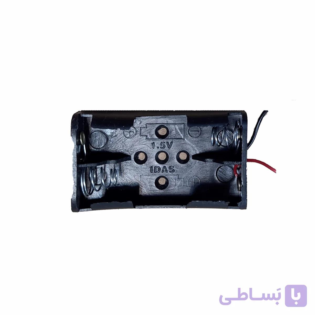 جا باتری قلمی دوتایی 1.5 ولت مدل IDAS