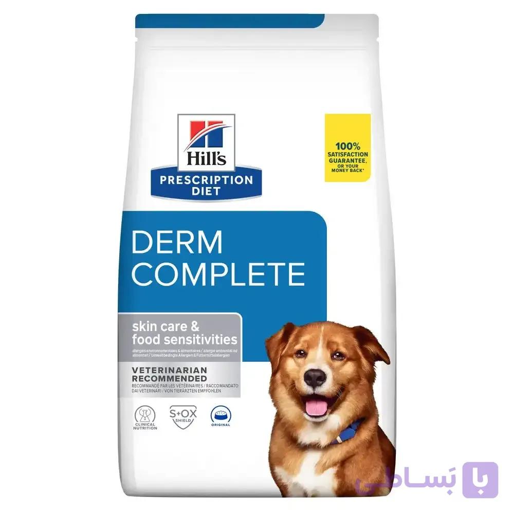 غذای خشک سگ هيلز Derm Complete وزن 12 کيلوگرم
