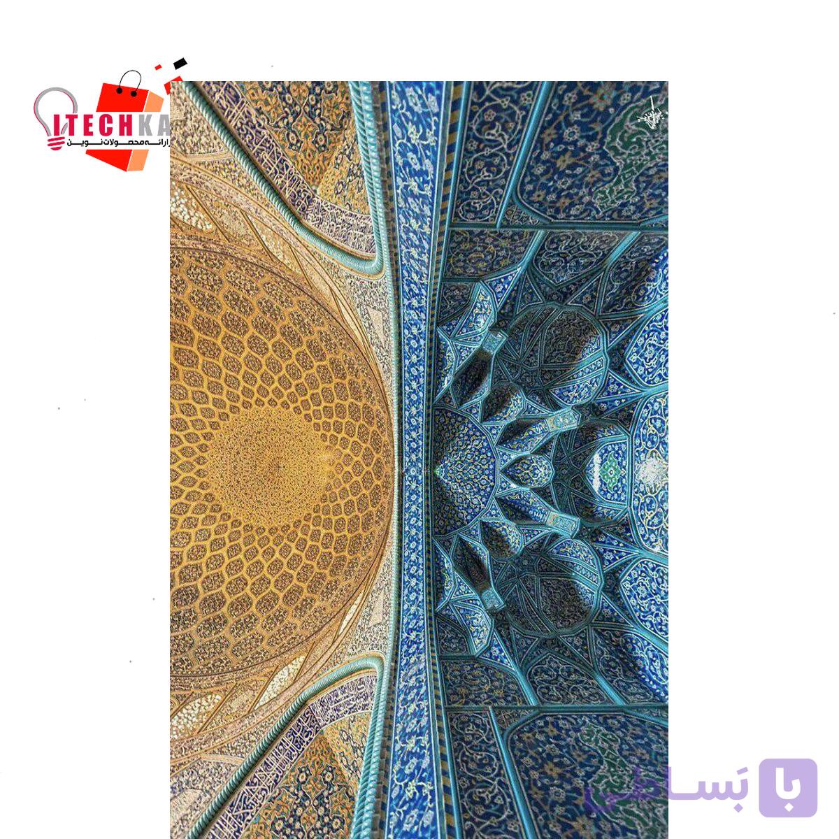 برچسب کاغذی پشت چسبدار طرح معماری ایرانی کد 5
