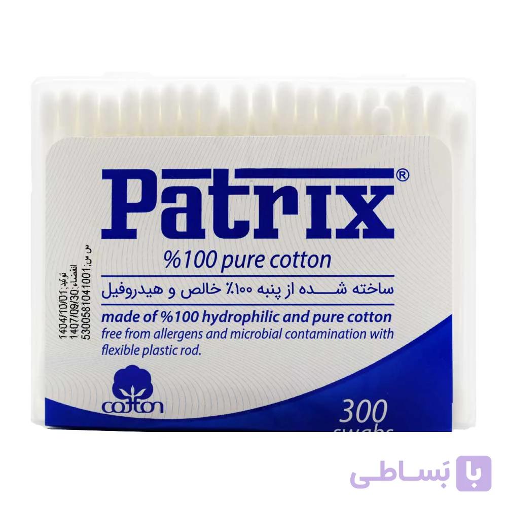 گوش پاک کن پاتریکس PATRIX بسته 300 عددی