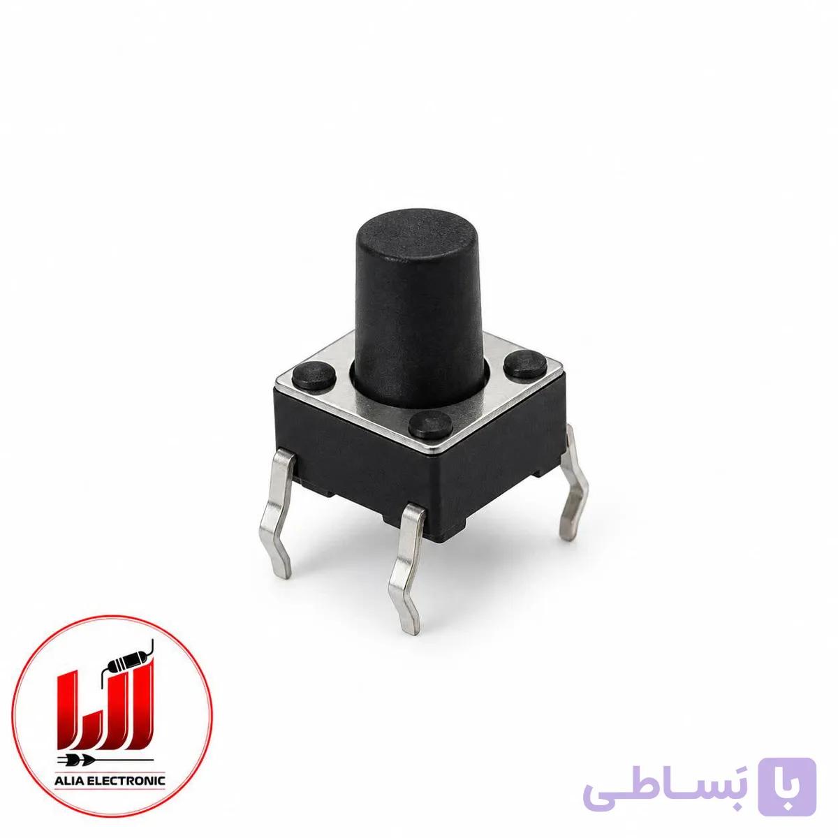تک سوئیچ ایستاده 4پین (7*6*6)
