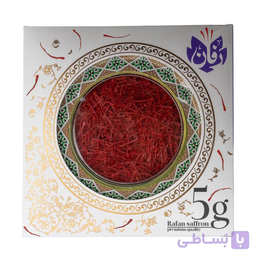 زعفران 5 گرمی طرح خاتم عباس زاده
