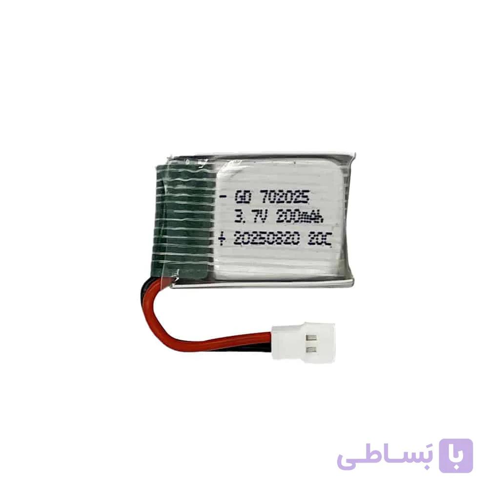 باتری لیتیوم پلیمر 3.7 ولت 220 میلی آمپری مدل 802025