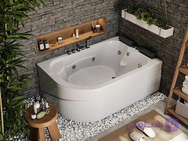 وان و جکوزی ارکا مدل A-JA211 سایز 175*120*60