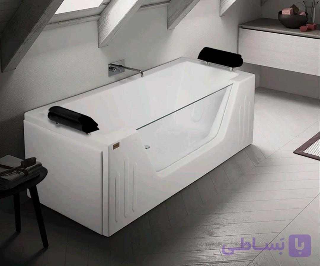 جکوزی ریتون مدل گاما (آکواریومی) سایز 170*75*60
