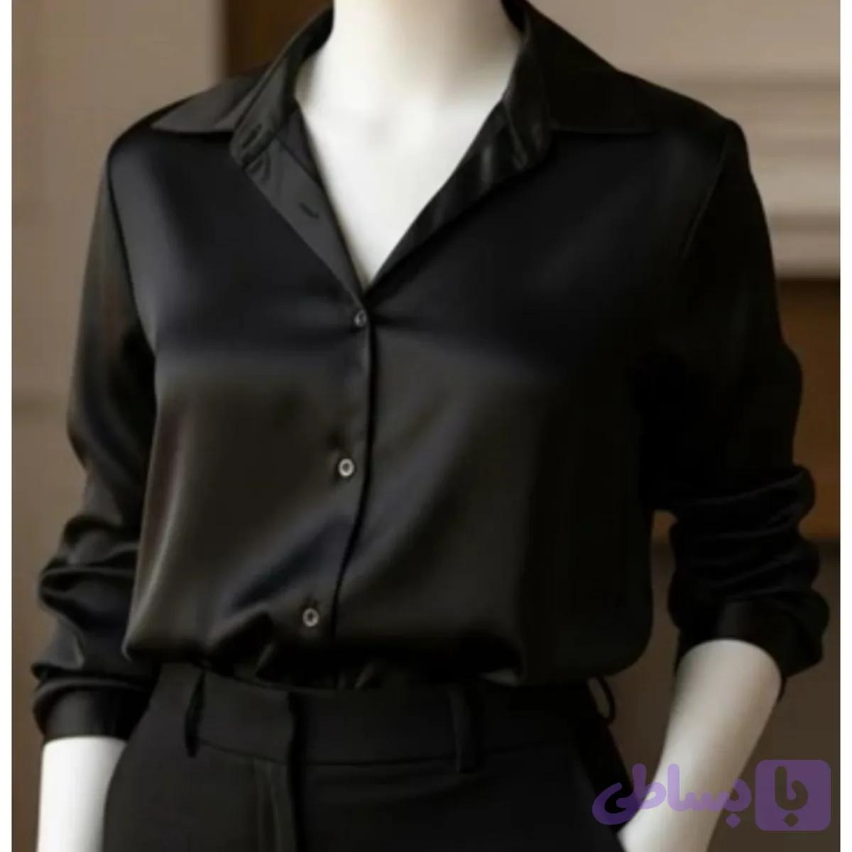 شومیز ساتن ابریشم ۱۱۷۵۴