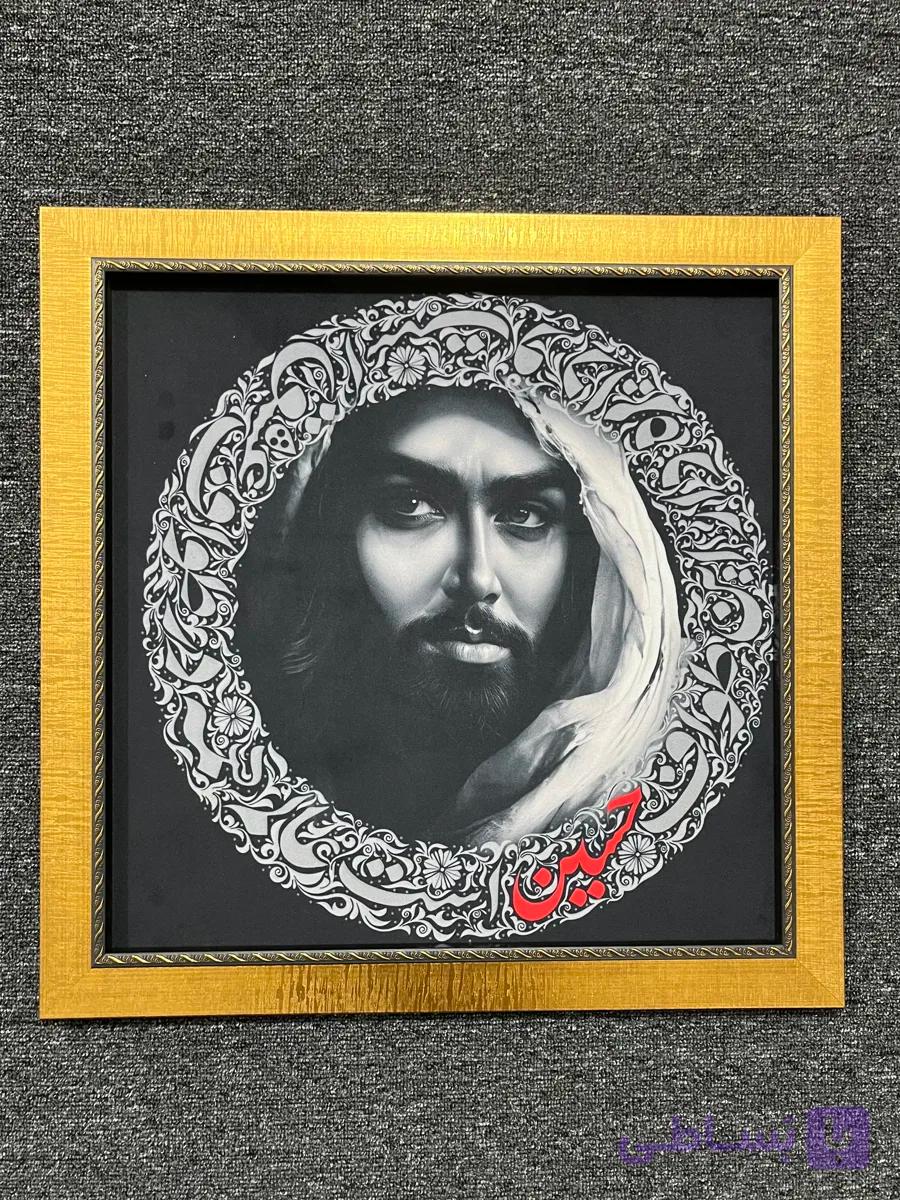 قاب مخمل تمثال امام حسین(ع)
