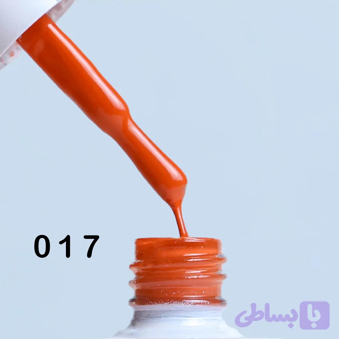لاکژل نارنجی تیره