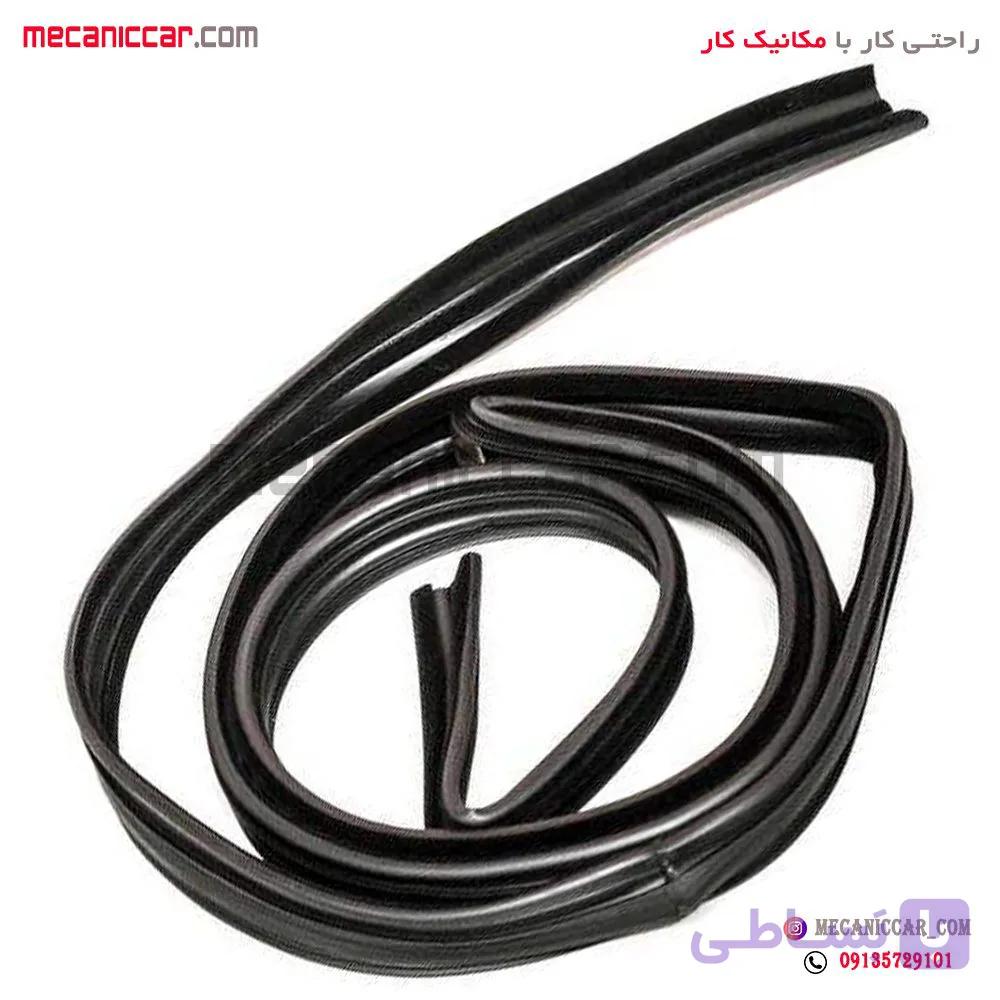 نوار دور کلاف شیشه (ماهوتی) جلو پراید