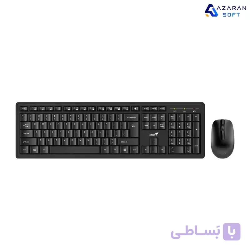 ماوس و کیبورد بیسیم جنیوس مدل KM-8200