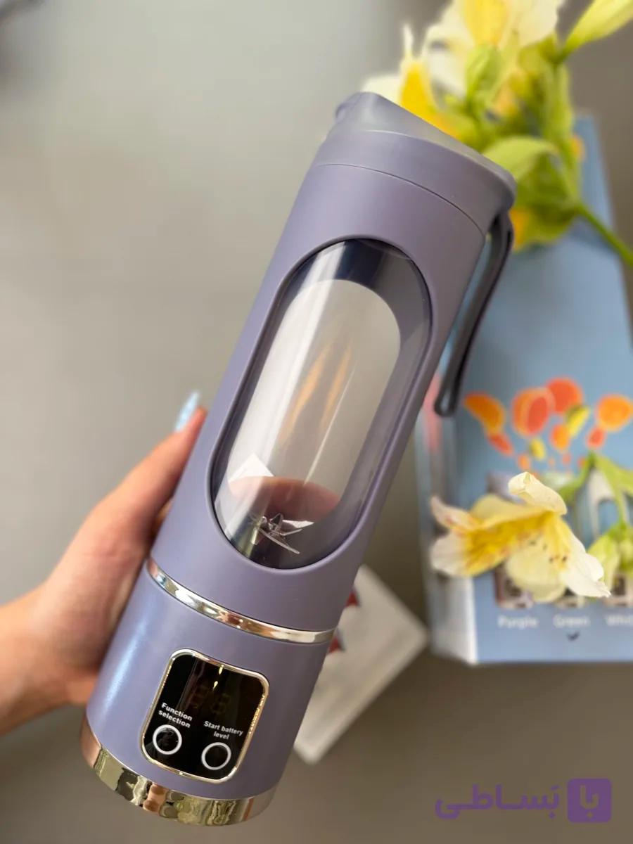مخلوط کن شارژی اور جینال واراداتی قابل حمل HS-860 شیکر اسموتی ساز 12 پر