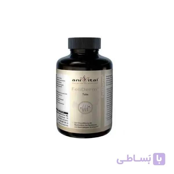 قرص مکمل تقویت پوست و موی گربه آنی ویتال Anivital FeliDerm