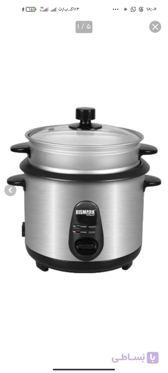 پلوپز بیسمارک ۱/8 لیتر بیسمارک ۶نفره مدل BM_3508 باضمانت کارت طلایی