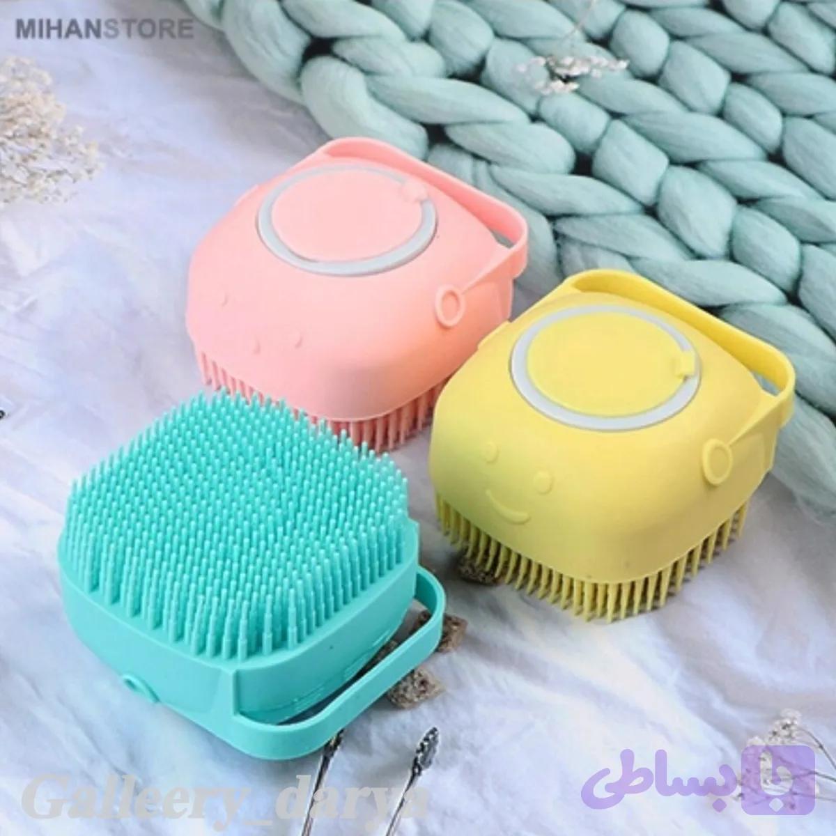 لیف سیلیکونی مخزن دار اورجینال درجه یک Silicone Body Brush .