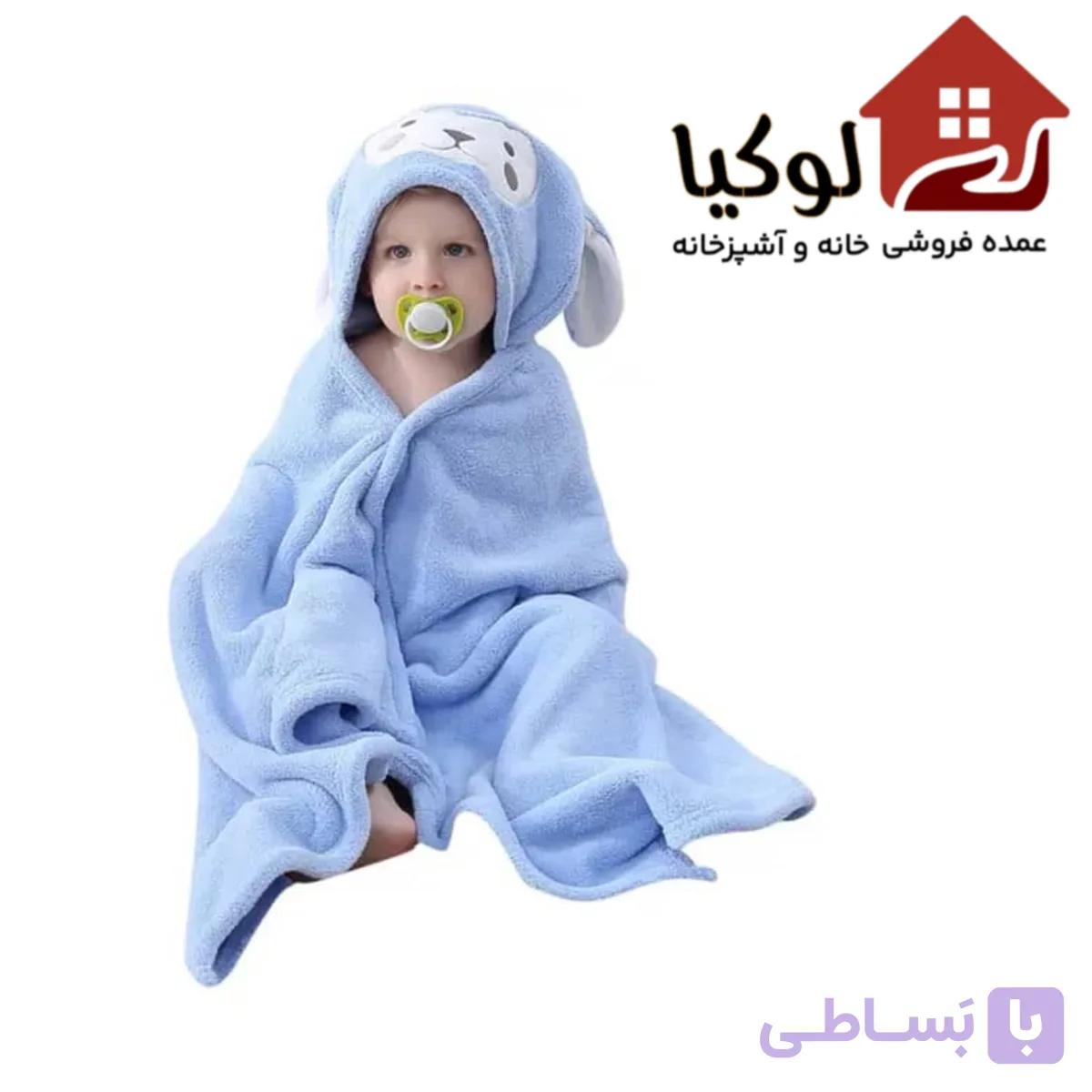 شنل نوزادی خرگوشی کلاه دار لوکیا