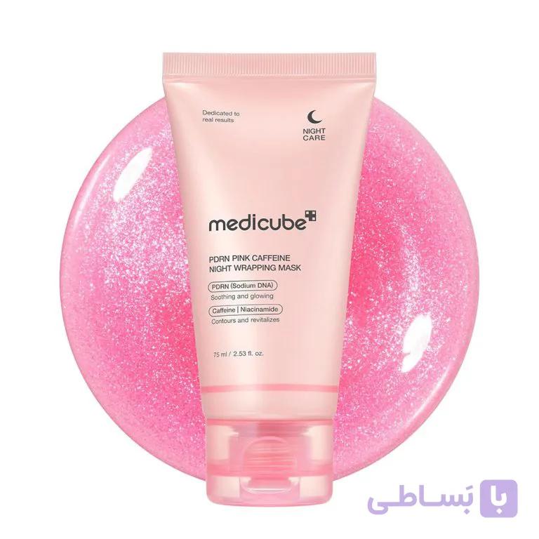 ماسک شب کافئین و PDRN مدی کیوب Medicube PDRN Pink Collagen Gel Mask 75ml