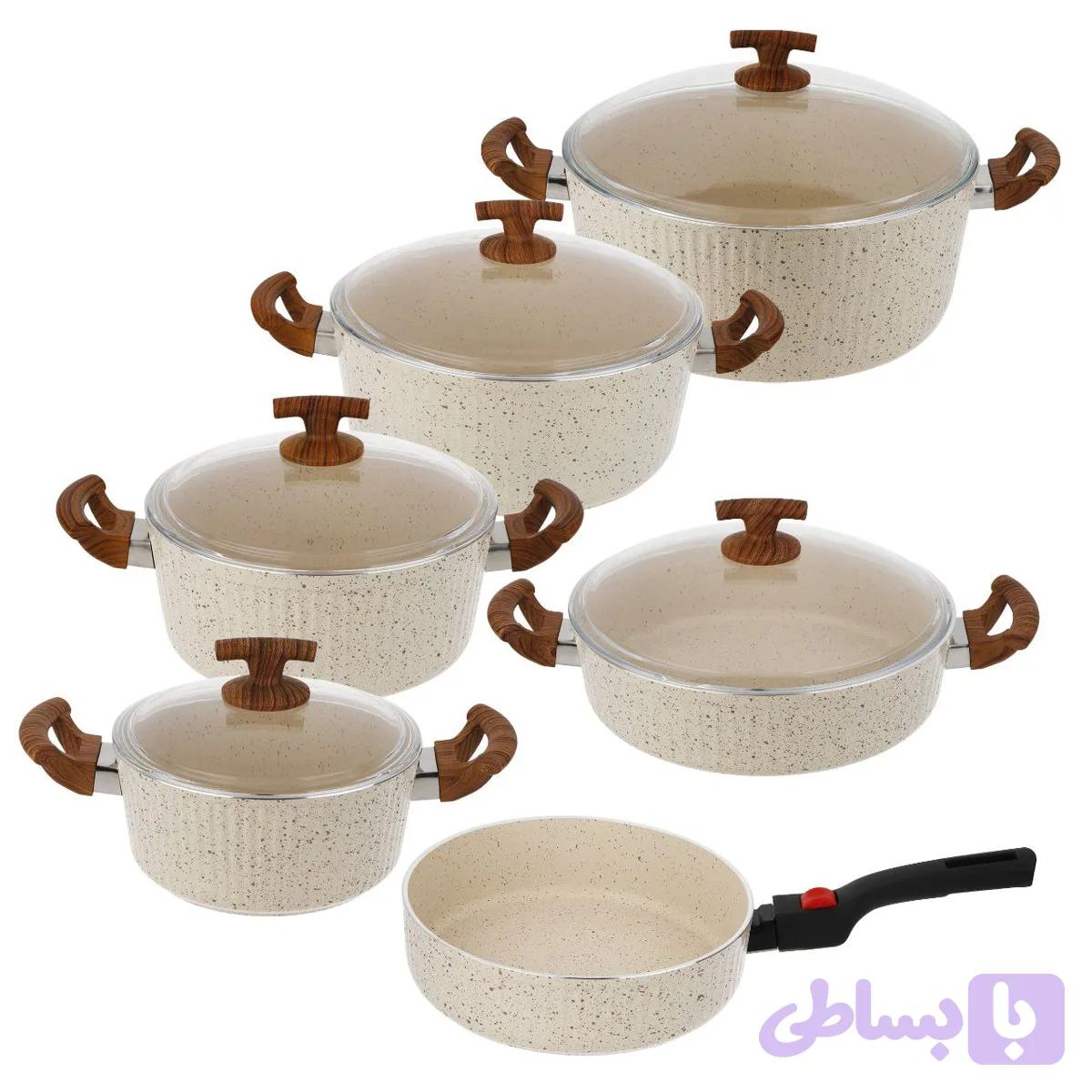 سرویس قابلمه 11 پارچه PMT مدل السا (کد کالا : 00549399)