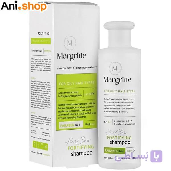 شامپو متعادل کننده چربی مو و پوست سر چرب مارگریت حجم 250 ml