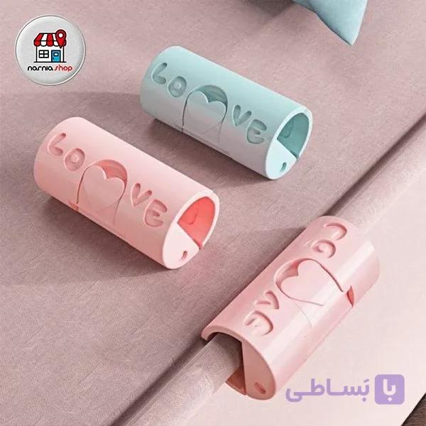 گیره نگهدارنده روتختی و لباس 6 عددی
