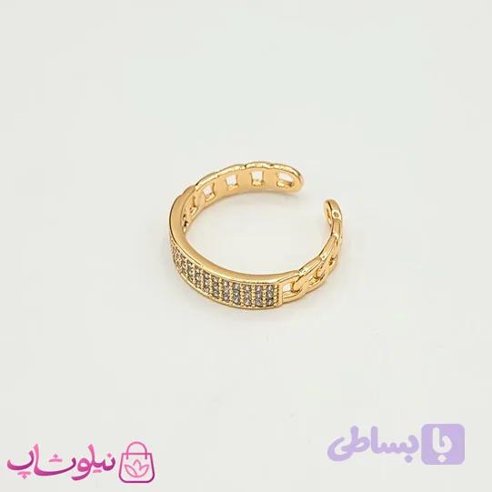 انگشتر زنانه ژوپینگ ترکیبی کد 1291-2