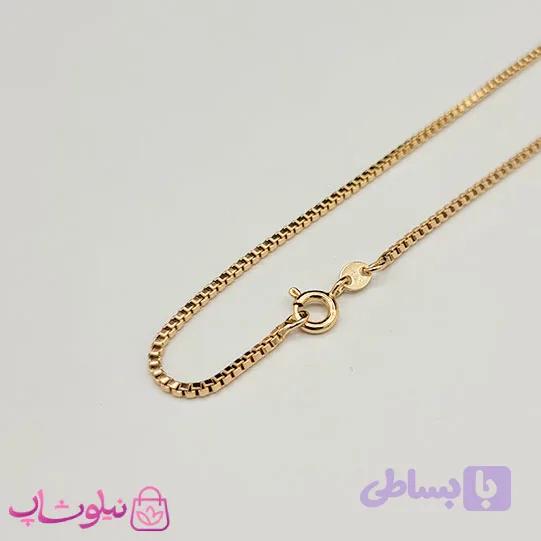 زنجیر زنانه ژوپینگ مدل ونیزی (ایتالیایی) کد 3591