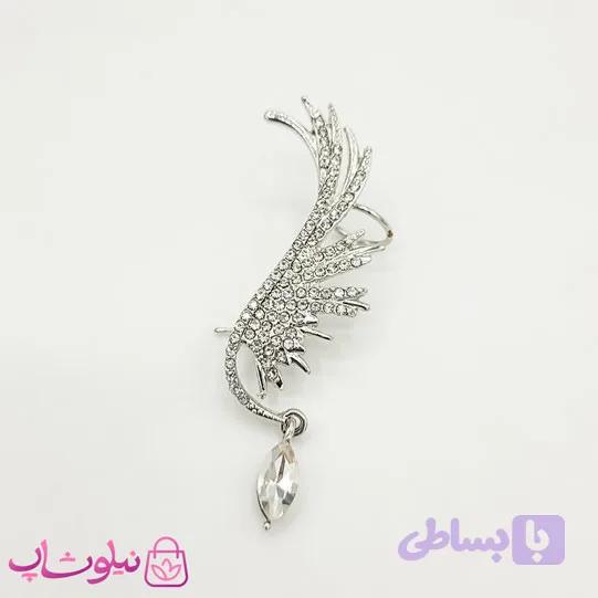 گوشواره لاله گوش دخترانه پرنگین آویزدار