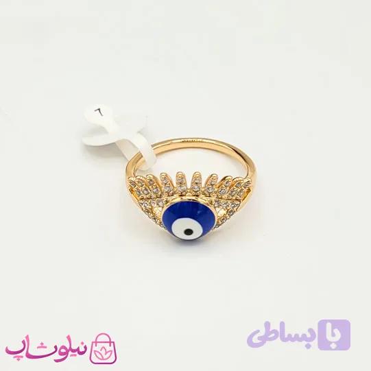 انگشتر دخترانه ژوپینگ طرح چشم نظر کد 1591