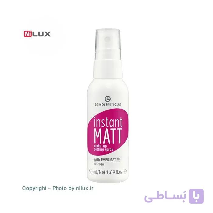 اسپری تثبیت کننده آرایش اسنس مدل Instant Matt حجم 125 میلی لیتر