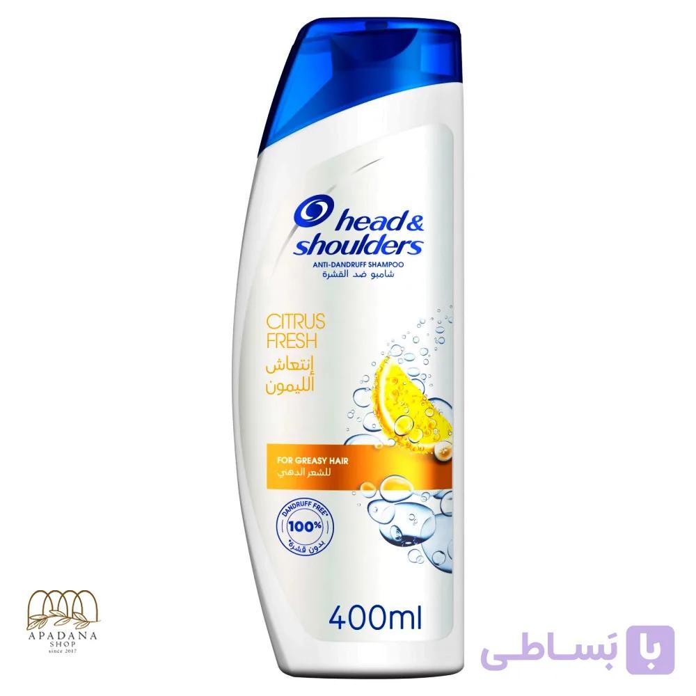 شامپو ضد شوره هد اند شولدرز حاوی عصاره لیمو حجم 400 میل
