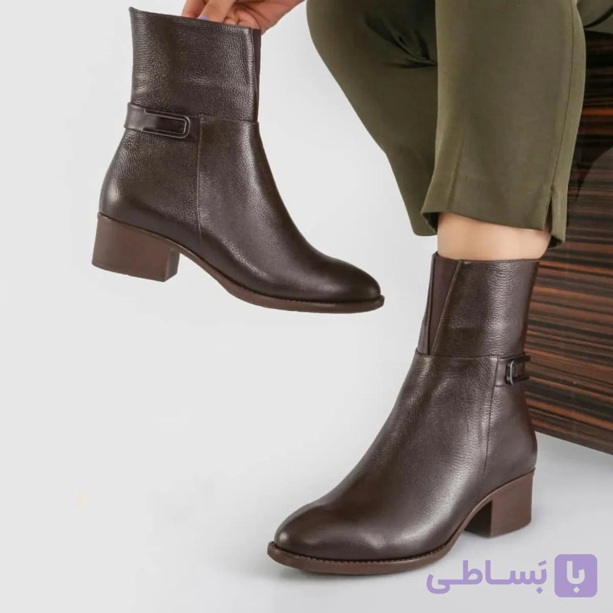 استایل شیک و خاصورق بزنید بوت تمام چرم زیره ترک