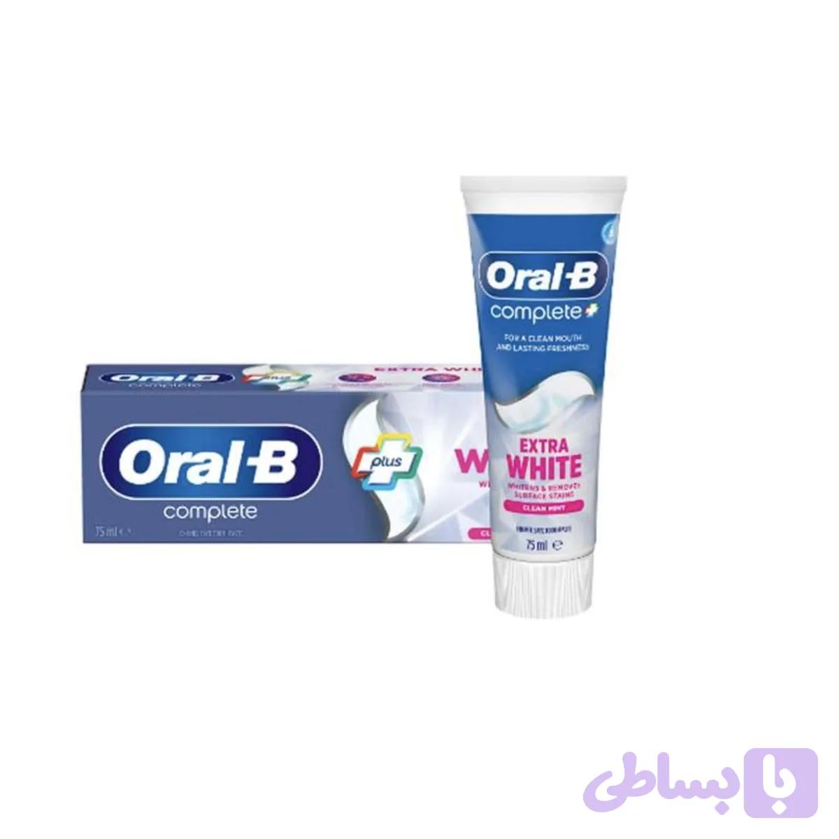 خمیر دندان Oral-B Plus حجم ۷۵ میلیلیتر