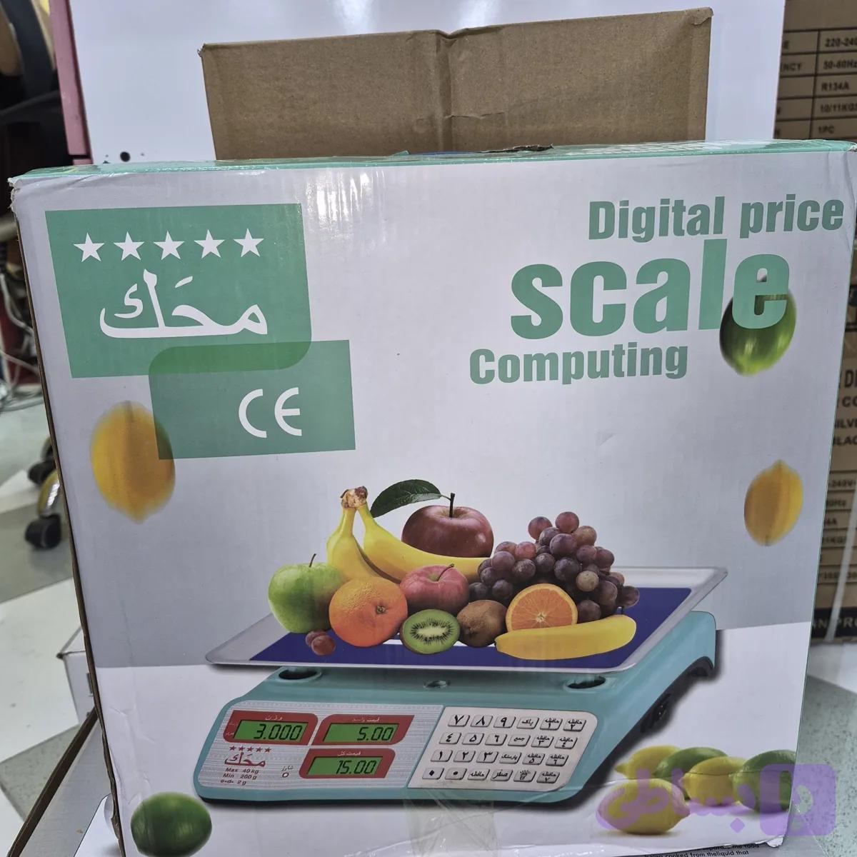 ترازو فروشگاهی محک مدل s40 ظرفیت با کیبورد استیل ۴۰ کیلو گرم