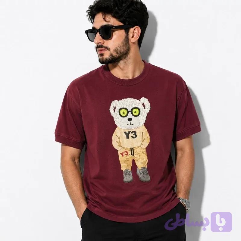تیشرت زرشکی Y3